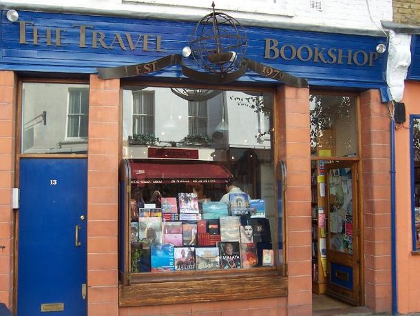 Travel bookshop