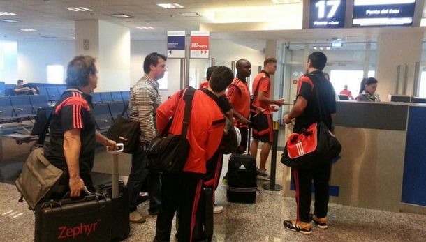 Con Aimar como figura estelar, el plantel de River arrancó su pretemporada