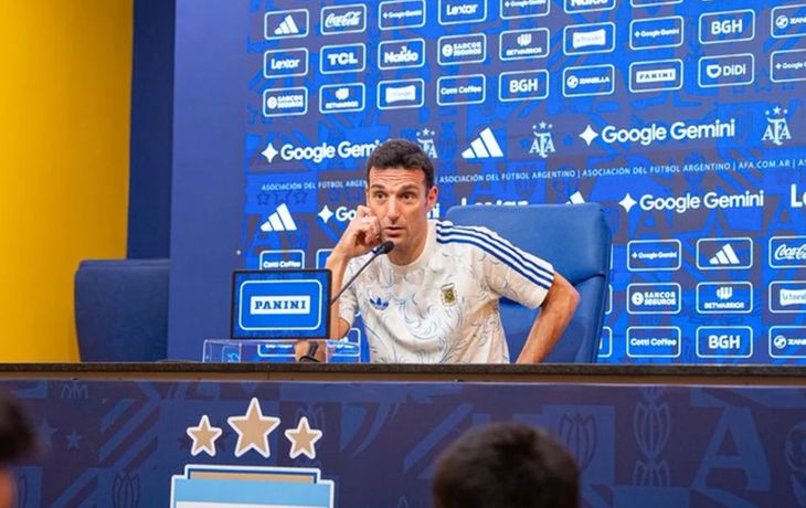 Lionel Scaloni, DT de la Selección argentina. Foto: Agencia NA