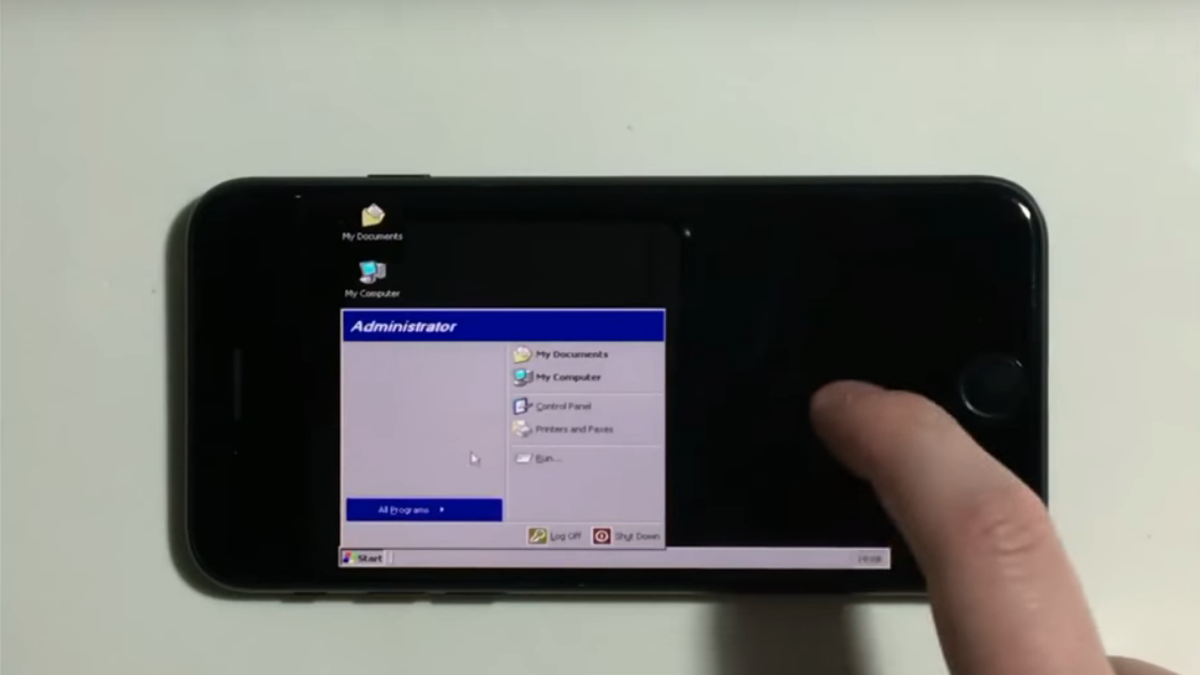 VIDEO: Un iPhone que corre Windows XP
