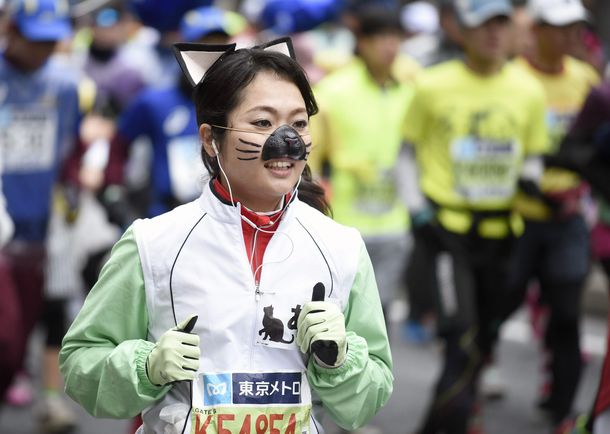 Las mejores imágenes del maratón de Tokyo