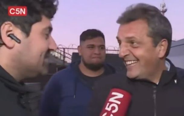 Sergio Massa con C5N: El domingo es la semifinal, y quizás la pasamos de largo