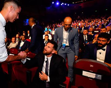 El encuentro más esperado: el saludo entre Messi y CR7 en Mónaco