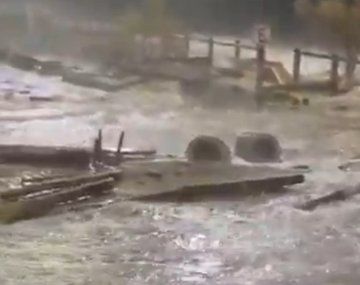 Un ciclón extratropical de gran intensidad afectó durante la noche del viernes a diversas ciudades y localidades de la Costa Atlántica.