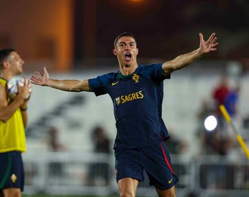 Cristiano Ronaldo no se entrenó y es duda para el partido de cuartos