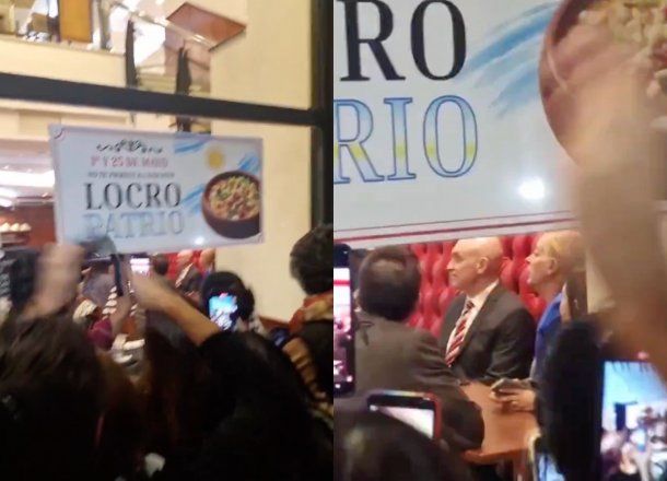 Escracharon a José Luis Espert en las inmediaciones del Congreso: insultos y cacerolazo