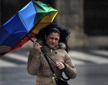 Vientos fuertes en la provincia y la Ciudad de Buenos Aires. Imagen de archivo