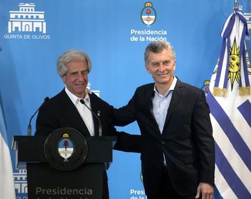 Mauricio Macri recibió a su par de Uruguay en la Quinta de Olivos