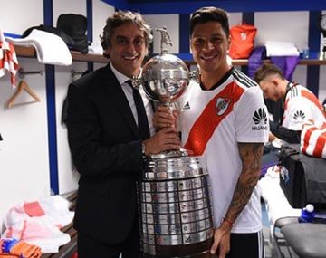 El imponente nuevo tatuaje de Enzo Pérez tras el título de River ante Boca