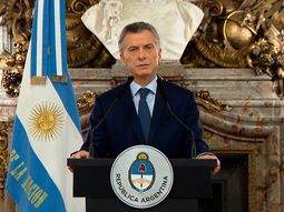 Macri brindará un mensaje esta tarde desde Casa Rosada
