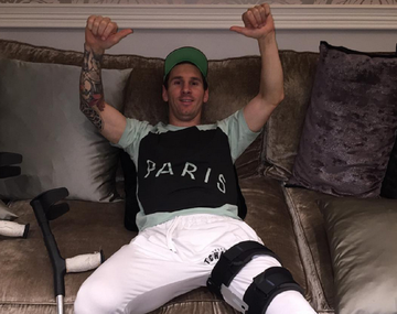 La polémica foto de Messi tras la derrota: ¿qué es la H?