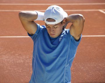 Sebastián Báez cayó en su debut en el Challenger 175 de Burdeos