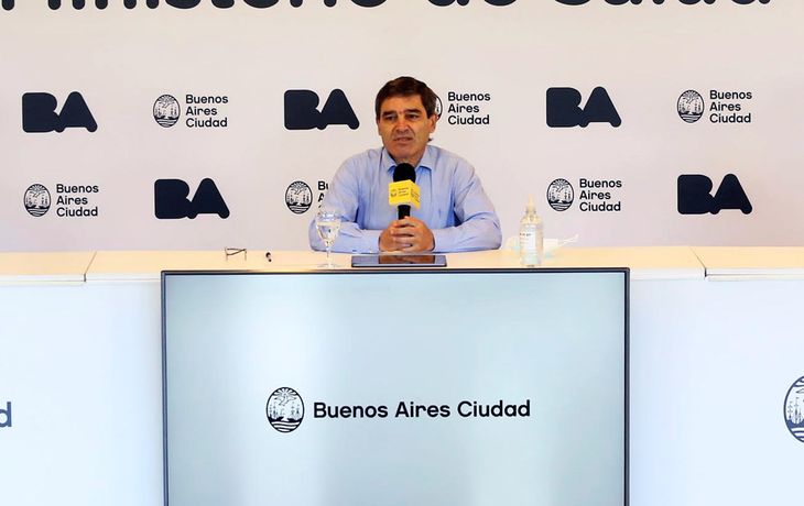 El ministro de Salud porteño Fernán Quirós