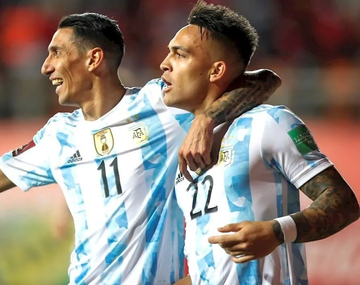 Di María llenó de elogios el presente de Lautaro Martínez