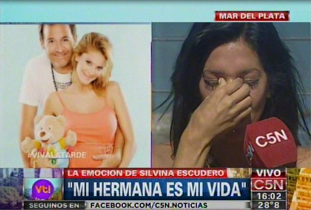 La emoción de Silvina Escudero al hablar del embarazo de su hermana