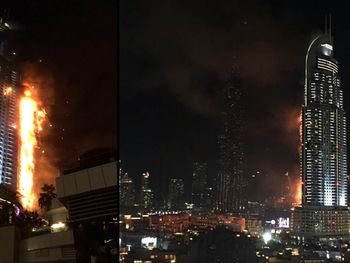 El incendio en el hotel de Dubái dejó un muerto 