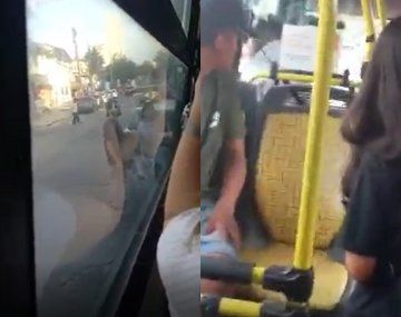 Violento ataque a un colectivero: le reventaron el vidrio de una trompada