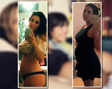 El progresivo crecimiento de la pancita de Juana Repetto