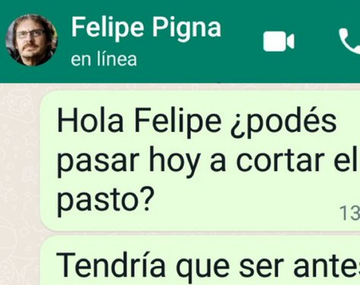 La cómica situación que vivieron Patricio Barton y Felipe Pigna a través de Whatsapp