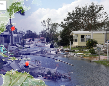 El huracán María está en su pico máximo y apunta a Puerto Rico