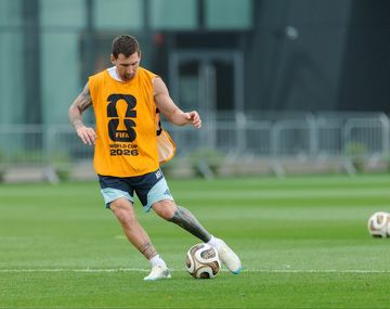 La Selección Argentina tuvo su último entrenamiento del Mundial 2026. Foto: @Argentina