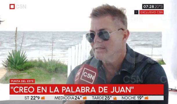 Burlando ratificó que cree en la palabra de Darthés y adelantó que el sábado habrá una sorpresa