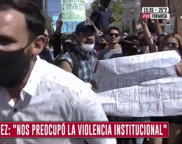 Manifestantes insultaron y empujaron al equipo de C5N en Formosa