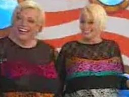 Carmen Barbieri se enfrentó a su doble en la televisión