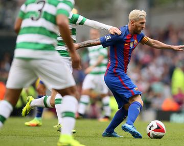 Messi volvió a jugar tras la final de la Copa América: Barcelona le ganó al Celtic