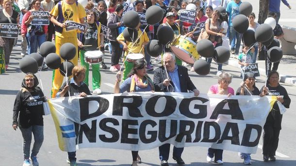 Archivo: marcha contra el narcotráfico en Tucumán.