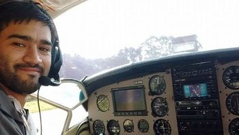 La avioneta era tripulada por el piloto Matías Ronzano La avioneta era tripulada por el piloto Matías Ronzano