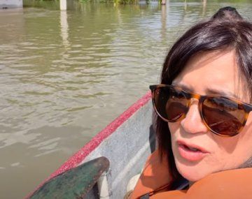 Corrientes: cómo sigue la cronista de C5N que se cayó al agua en medio de la inundación