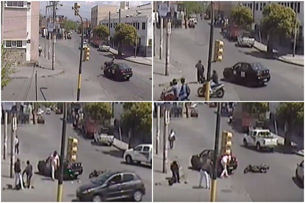 ¡Indignante! Un remisero chocó a un cadete y le robó el dinero