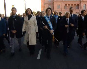 Nicolás Posse fue al tedeum por el 25 de Mayo junto a Milei