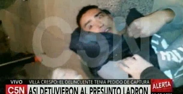 VIDEO: así detuvieron a un ladrón que tenía pedido de captura en Villa Crespo