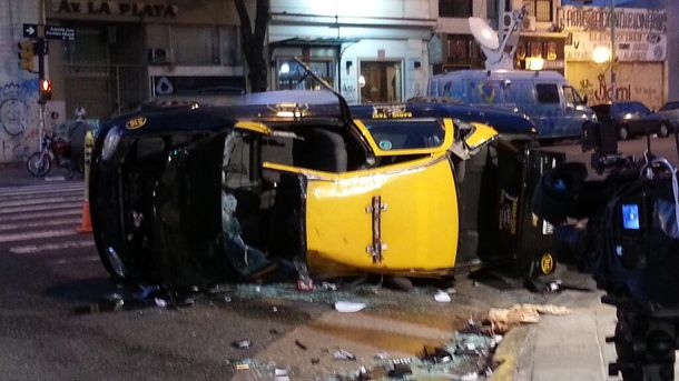Una mañana de accidentes en el barrio porteño de Caballito