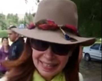 Reapareció Cristina con saludos 