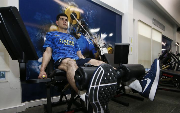 Carlos Lampe entrena para ser titular en las semifinales de la Libertadores