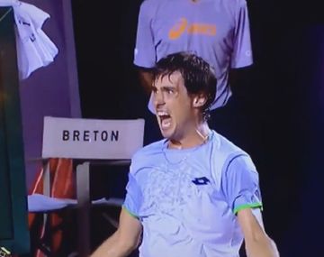 El argentino Pella le ganó un partidazo a un top 15 con este soberbio punto