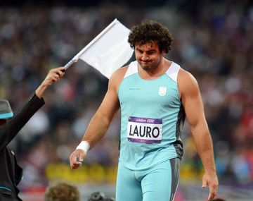 Germán Lauro falló en disco y se despidió de Londres 2012