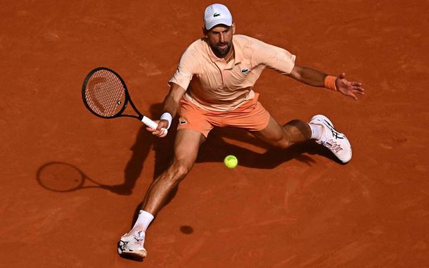 Novak Djokovic en Roland Garros. Novak Djokovic en Roland Garros.