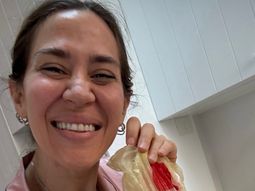 Jimena Barón compartió con sus fans lo que encontró un plomero en su baño
