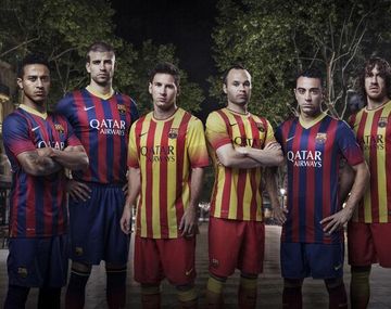 Barcelona presentó la camiseta para la próxima temporada