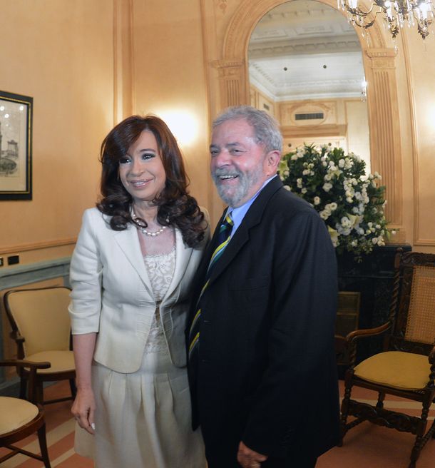 Cristina se reunió con Lula Da Silva en Roma
