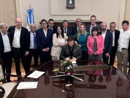 Javier Milei y su Gabinete.