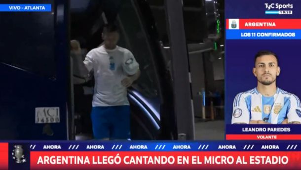Copa América 2024: así fue la llegada de la Selección Argentina al estadio