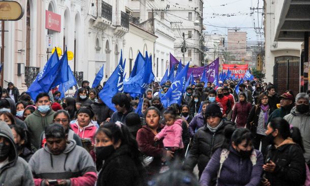 Marcha en apoyo a Cristina Kirchner en Jujuy
