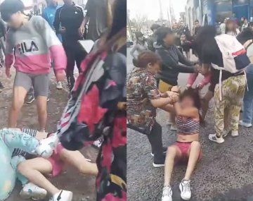 Doce adolescentes protagonizaron una violenta pelea en Laferrere.