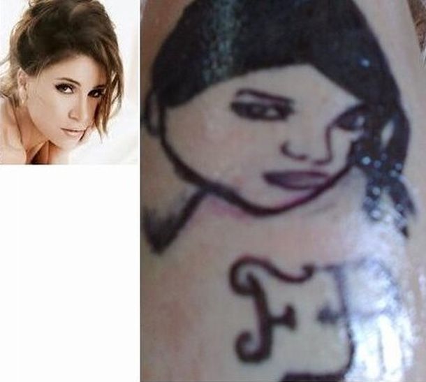 Una fan extrema de Florencia Peña se tatuó su cara