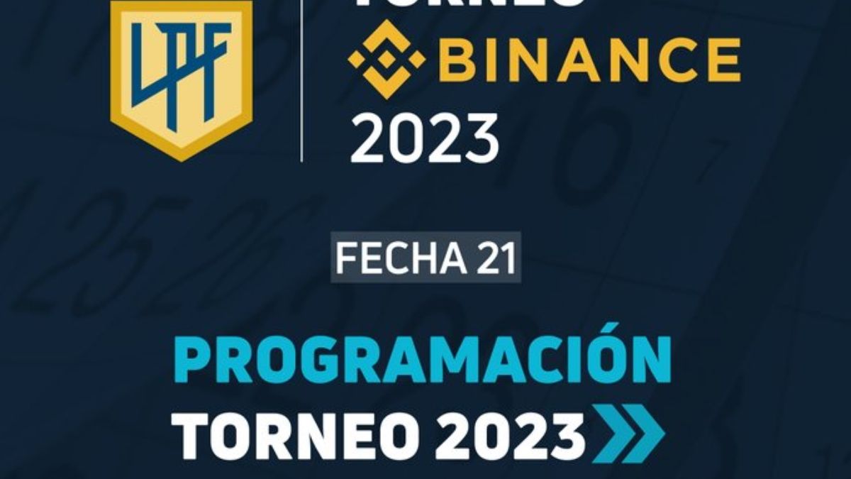 Liga Profesional de Fútbol: así será la programación de la fecha 21